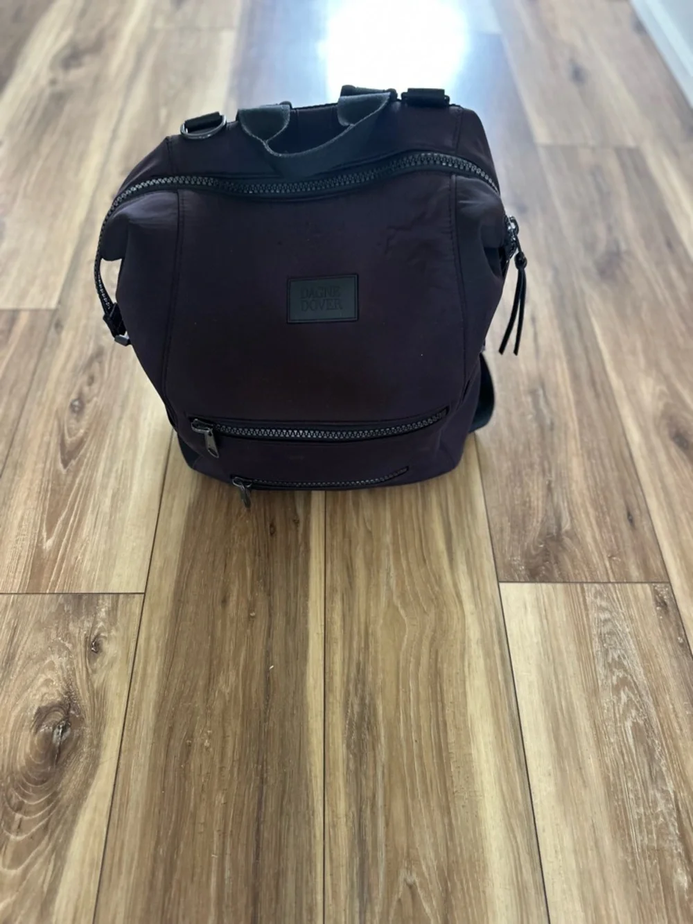 Dagne Dover indi neoprene black diaper bag